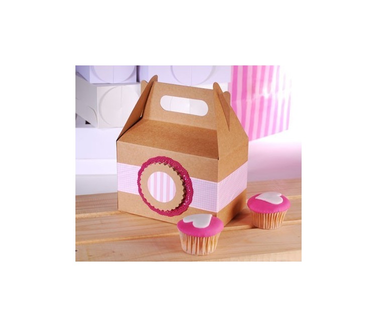 SET 2 SCATOLE PER 6 MUFFIN CUPCAKE PARTY | Arcobaleno Party