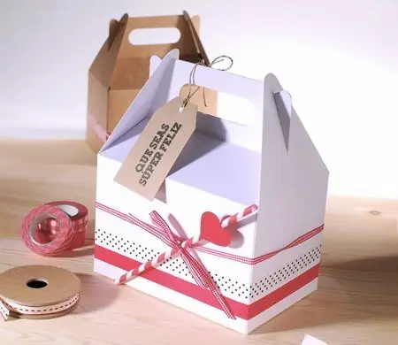 Caja de regalo tipo picnic