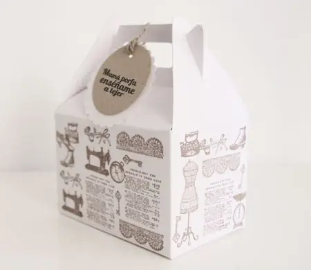 Caja de picnic estampada