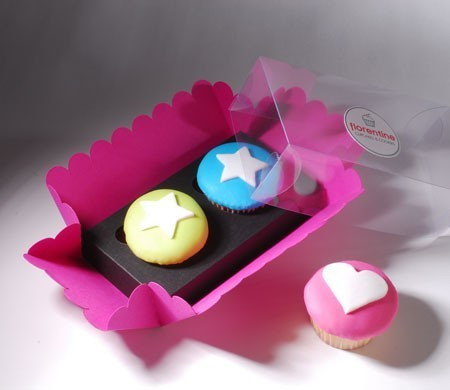 Box for two cupcakes in...