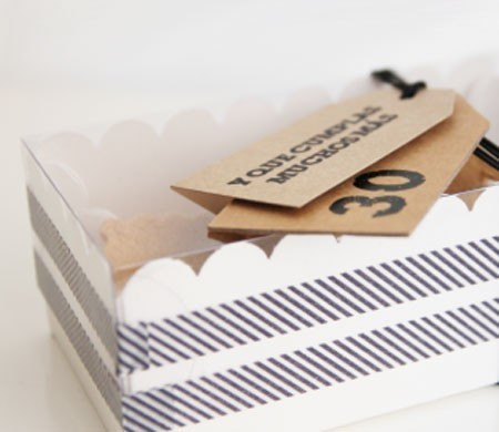 Box zum Verschenken von Keksen