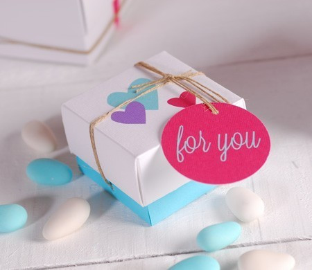Little gift box with heart...