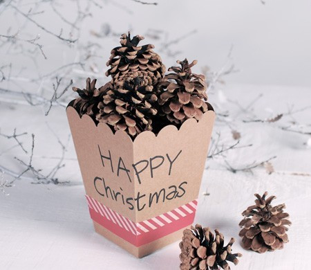 Christmas box to decorate Christmas box to decorate