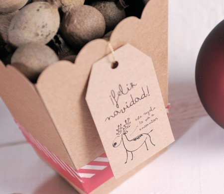Originelle Geschenkbox für Weihnachten