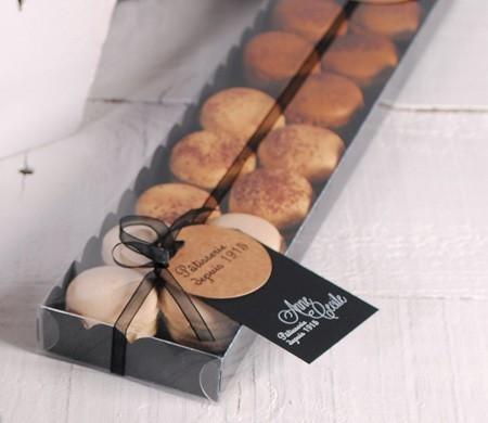 Scatola bislunga per macaron Scatola bislunga per macaron