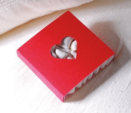 Die-cut box for Valentine’s Day