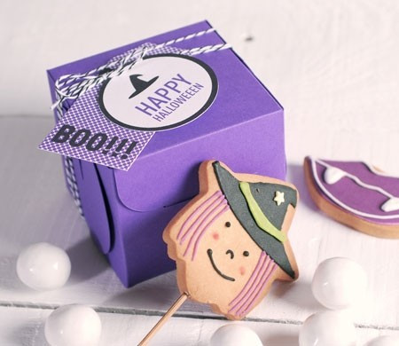 Caja para Un Cupcake Halloween