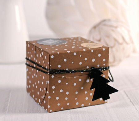 Caja Cuadrada para Regalos de Navidad Caja Cuadrada para Regalos de Navidad