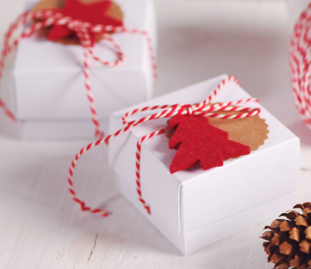 Scatolina regalo per gioielli per Natale