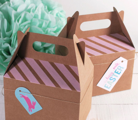 Picninc box decorated for Easter