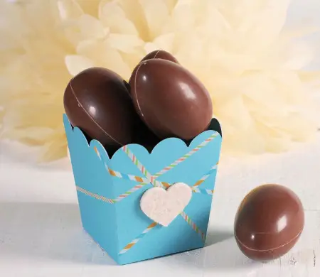 Scatola per uova di cioccolato