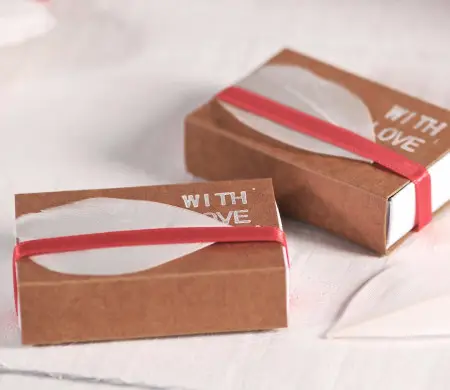 Decorated gift matchbox