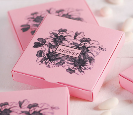 Scatolina quadrata personalizzata con stampa | Packaging brand