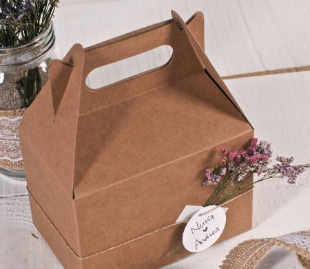 Gable box with rustic decoration