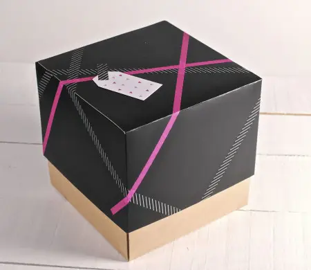 Elegante caja de regalo 