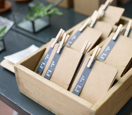 Saatgut-Boxen für Hochzeitsgastgeschenke und Feiern