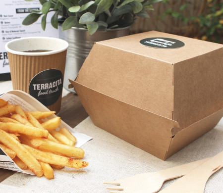 Kraft burger box | Takeout, street food and food trucks