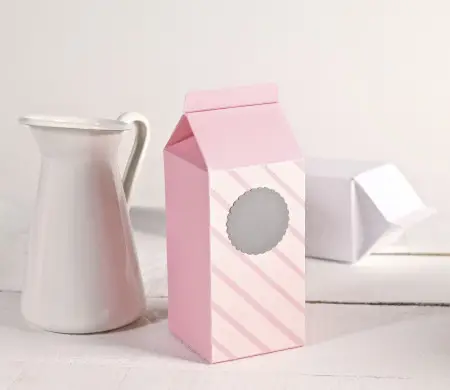 Boîte cadeau tétrabrik décorée
