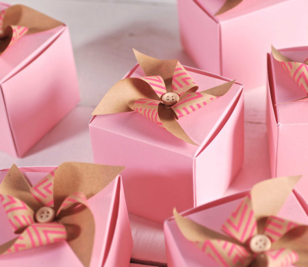 Boîte Cadeau Décorée avec Moulin