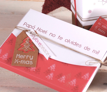 Boîte pour Photos avec Motifs de Noël
