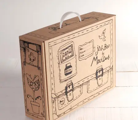 Custom cardboard case for...