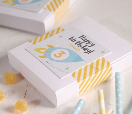 Scatola Compleanno | Packaging Bambini Personalizzato | SelfPackaging