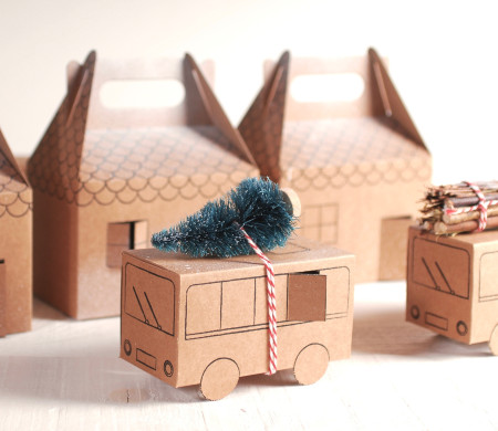 Car-Shaped Christmas Box