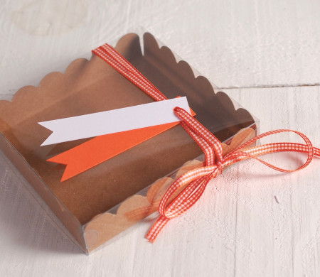 Box decorated for cookies