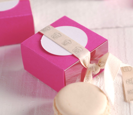 Cajita Fucsia para Macarons Cajita Fucsia para Macarons
