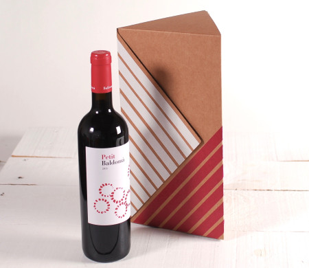 Scatola triangolare per vino e regali speciali