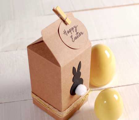 Scatolina Originale Tipo Tetra Pak per Pasqua