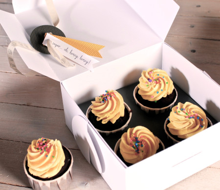 Caja para Regalar Cupcakes ¡Cajas de Repostería!