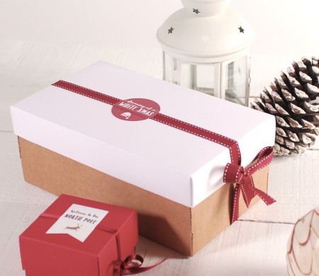 Cajita para Navidad White Xmas