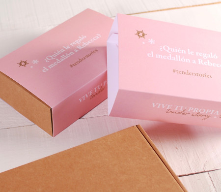 Boîte avec bandeau personnalisable mystérieux