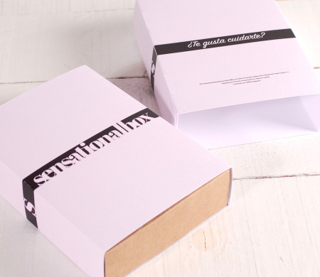 Caja con faja personalizable minimal