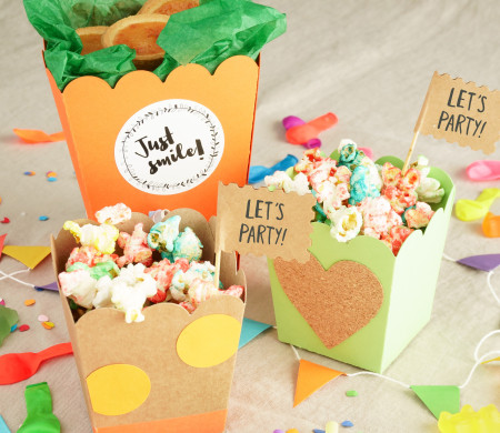 Caja para palomitas personalizable