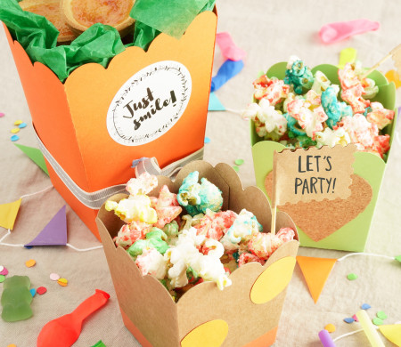 Caja para palomitas personalizable Caja para palomitas personalizable