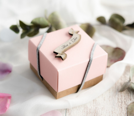 Petite boîte cadeau mariage | Cadeaux invités