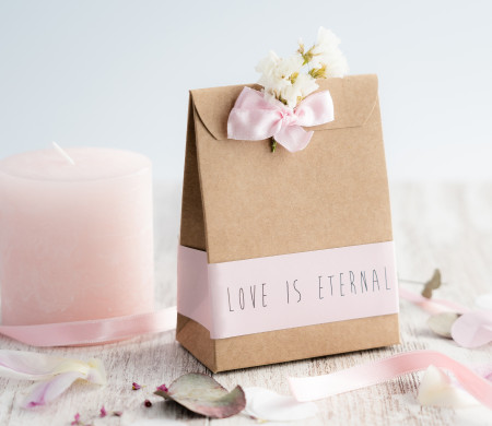 Hohe Geschenkbox