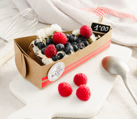 Boîte pour part de gâteau | Vente à emporter