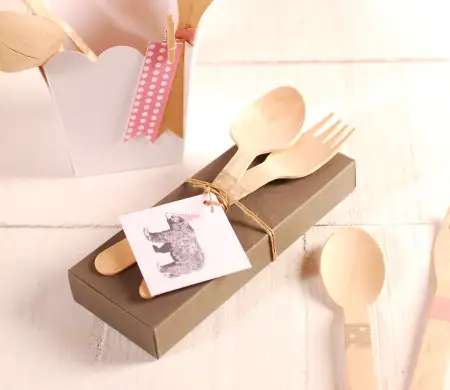 Cutlery box decoration