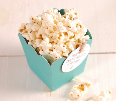 Décoration Boîte de Popcorn avec Accessoires | SelfPackaging