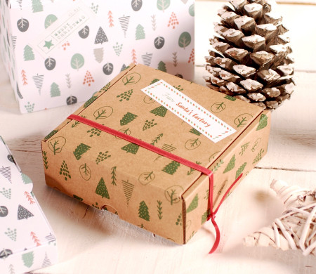 Christmas box decoration