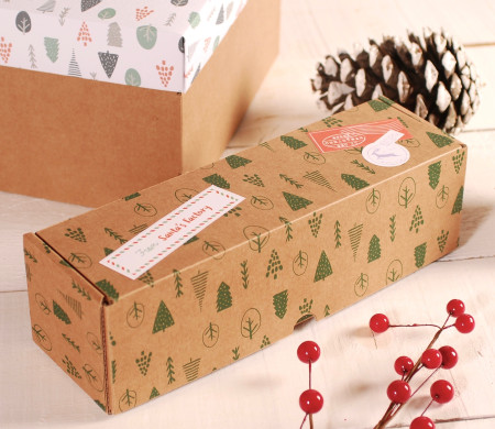 Decorazione Scatola Allungata di Natale | SelfPackaging
