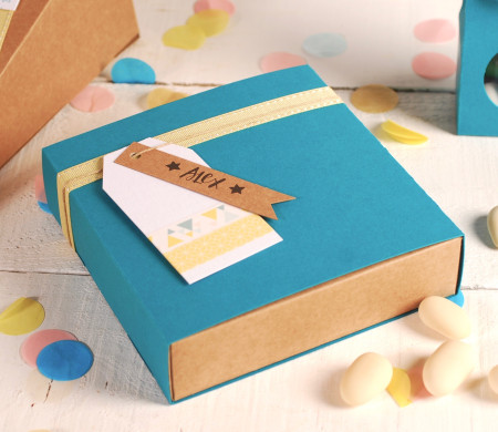 Quadratische Schachtel Fur Zuckermandeln | SelfPackaging