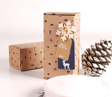 Caja perfume navideña Caja perfume navideña