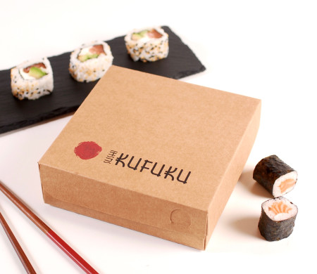 caja cuadrada para sushi variado caja cuadrada para sushi variado