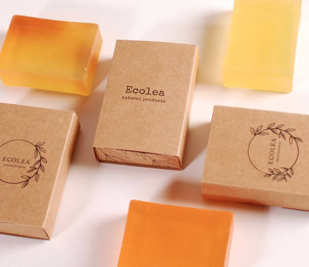 Small box for solid soap