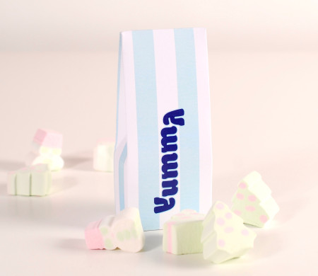 Windowless box for sweets