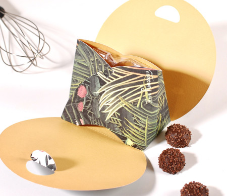 Sac en carton pour les chocolats artisanaux | SelfPackaging